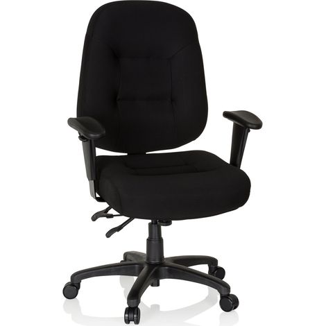 Bürostuhl / Chefsessel ZENIT XXL schwarz hjh OFFICE (1/5)