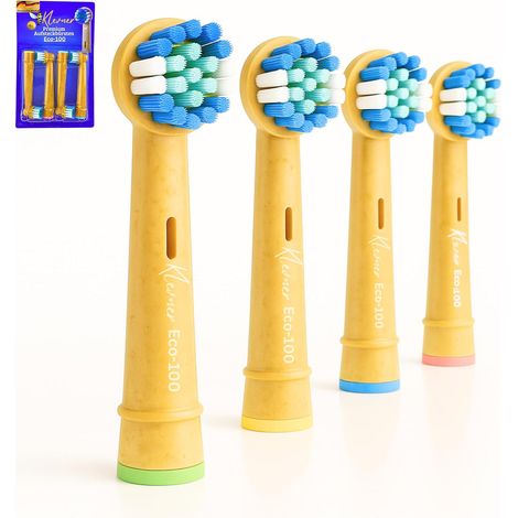 Lot de 4 brossettes pour brosse à dents oscillante (1/5)