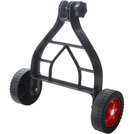 Roues de Support pour Tondeuse à Gazon Roues réglables pour Tige de Coupe de 25 à 28 mm Roue auxiliaire Facile à Pousser pour Fixation de Coupe-Bordure (1/5)