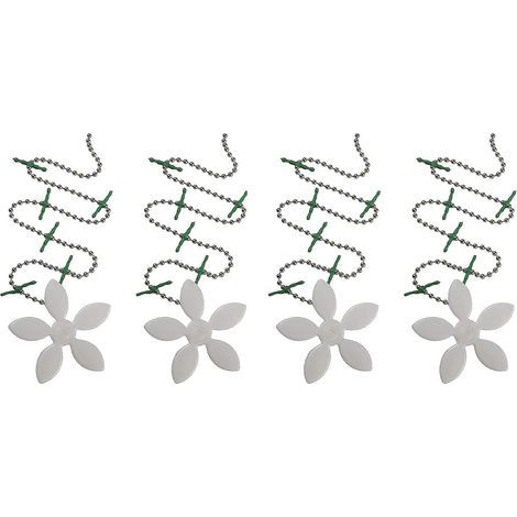 Juego de 4 protectores de desagüe para ducha, atrapacabellos desechables, diseño floral. (1/5)