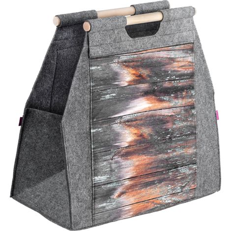 KADAX Panier à sacs pour support à bois de chauffage (1/5)