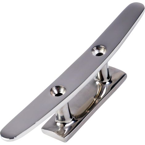 Taquet 150mm en Acier Inoxydable V4A / Taquet d'amarrage, Taquet de Bateau avec Surface électropolie/Amarrage pour voiles d'ombrage ou comme Accessoire de Bateau (1/5)