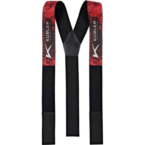 Kübler Hosenträger FOREST 8750 rot/schwarz Gr. S
