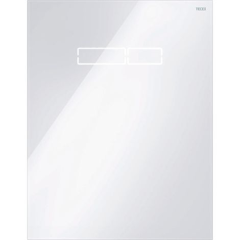 TECE TECElux Piastra in vetro per azionamento con elettronica sen-Touch Vetro bianco, 9650002 (1/2)