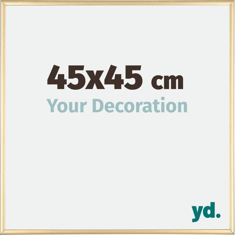 yd. - Cadre photo 45x45 - Or - Aluminium - Kent (1/5)