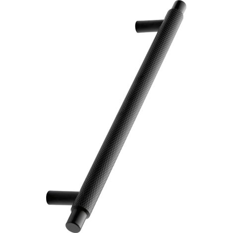 Griff Manor LA 192mm, Möbelgriff Breite 246mm, Zinkdruckguss schwarz matt (1/3)