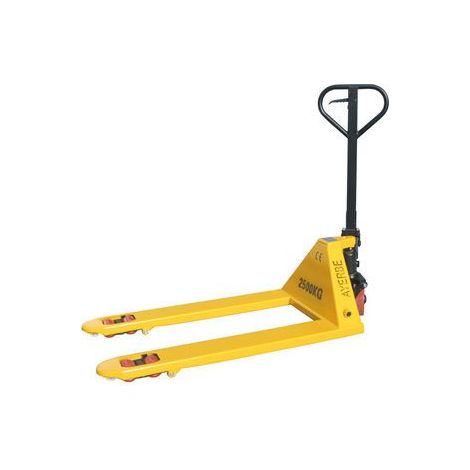 Transpalette manuel 2500 kg Ayerbe 580740 avec fourches larges (1/3)
