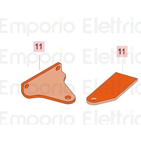 pièce détachée pattes de fixation 412 63003359