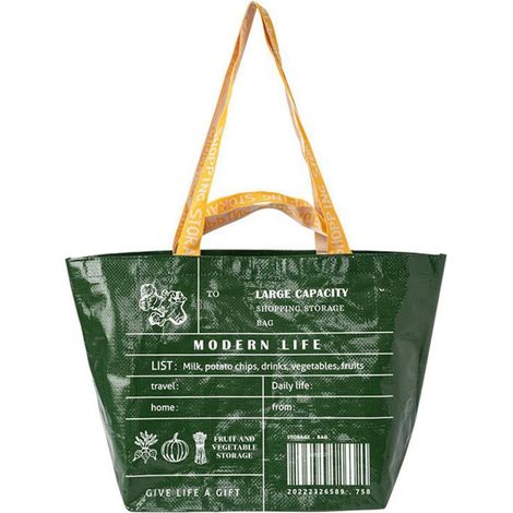 Grand sac pour courses avec fermeture pratique