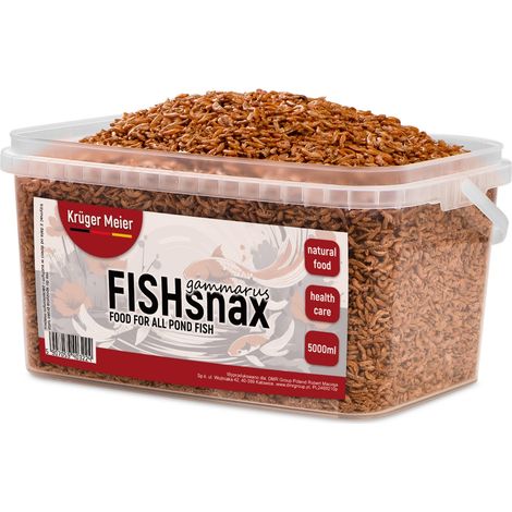 Kruger Meier FISHsnax Gammarus 5000ml - alimento para peces (1/5)
