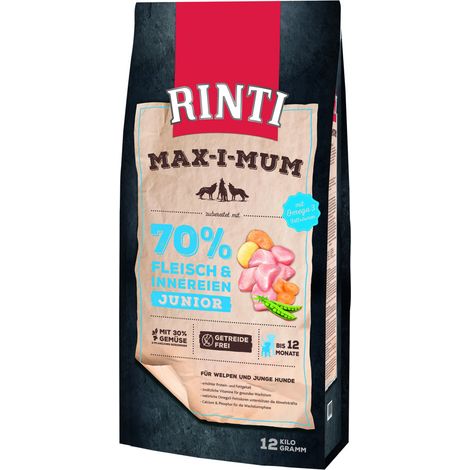 Rinti Max-i-Mum Hundetrockenfutter Junior 12 kg Huhn Trockenfutter Hunde