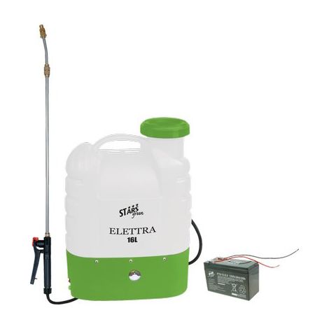 POMPA A SPALLA BATTERIA ELETTRA 16 STARS - LT 16 1XPB/ACIDO VOLT 12 AH 9- 1 kit