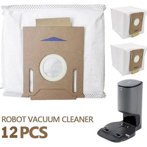 Lot de 12 sacs d'aspirateur pour ECOVACS DEEBOT N8+ N8 Pro+ N8 Pro Plus T8 T8+ T8 AIVI T8 AIVI+ T8 MAX T9+ DX93 DDX96 Yeedi Vac Station Aspirateur Pièces de rechange Accessoires (1/3)