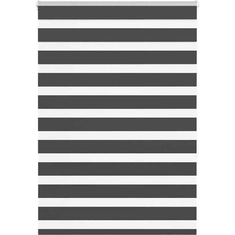 4014236 Store zèbre noir 105x150 cm largeur du tissu 100,9 cm polyester (1/5)