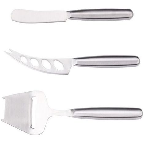 3 Piezas Ensemble de Couteaux à Fromage, Couteaux à Fromage, Couteaux à Beurre, Convient pour Couper le Fromage et Couper en Petits Morceaux(3 Types) (1/5)