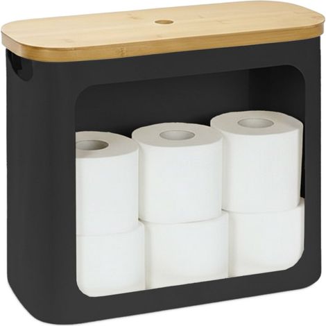 Portarrollos de papel higiénico de tela con capacidad para 12 rollos