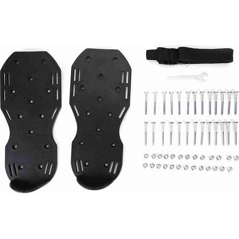 Paar Rasenlüfter-Sandalen, robuste Stollenschuhe mit Kunststoffschnalle, Gartengerät (1/5)