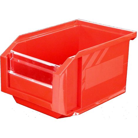 Bac Européan 3L Rouge avec Volet Abattant - 5045053