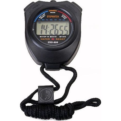 Timer, Chronomètre, professionnels, 0,01 Secondes de Temps, imperméable Sport numérique Chronomètre de Natation, de Course à pied et Entraînement (1/4)