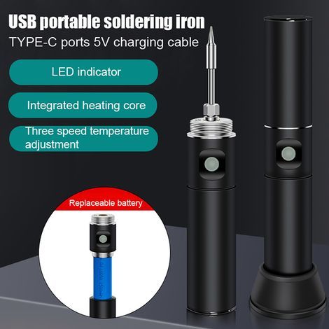 Accessoire de fer à souder électrique Intelligent Portable USB, embout multifonctionnel pour la réparation et l'entretien (1/5)