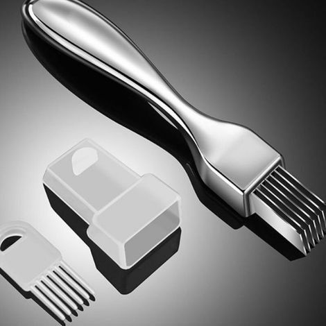 Coupe-Oignon - Acier Inoxydable - Pour Cuisiner Légumes - Lot De 2 (1/4)