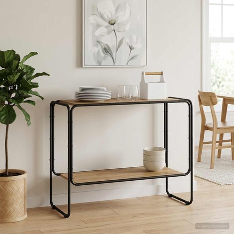 Aparador Roble artisan 93.5 x 38 x 75 cm Madera de ingeniería (1/4)