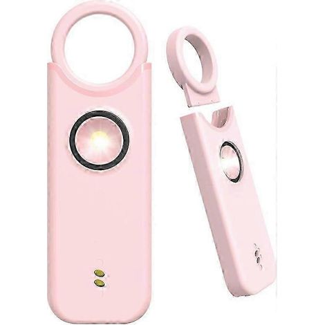 Kit d'alarme personnelle VOLTEK pour femmes - Porte-clés d'autodéfense avec mini alarme autonome et sifflet d'urgence personnel (1/5)
