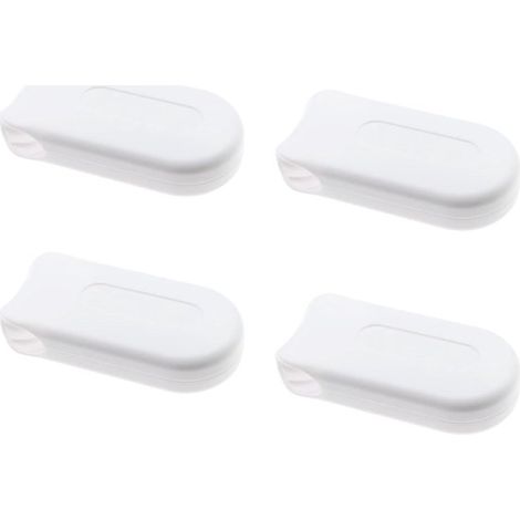 Contrepoids de rechange pour corde de store vénitien vertical - plastique blanc - lot de 4 - accessoires pour stores vénitiens - 50 g - tendeur de poignée de sécurité. (1/5)