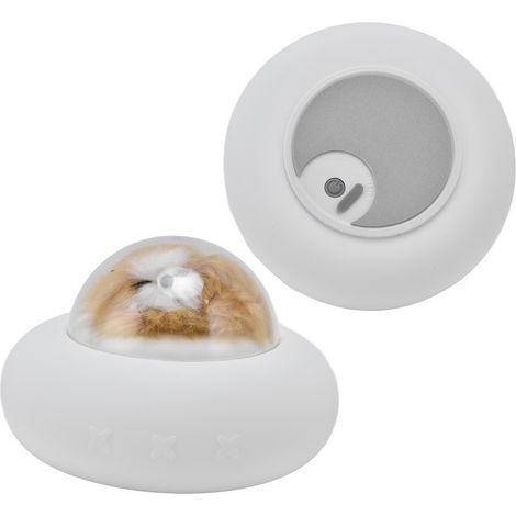Lampe veilleuse bébé mignonne, chat lumineux rechargeable USB, silicone doux, veilleuse chien-chat LED, décoration chambre, avec batterie intégrée, modèle LJC-149, lumière multicolore, chien. (1/5)