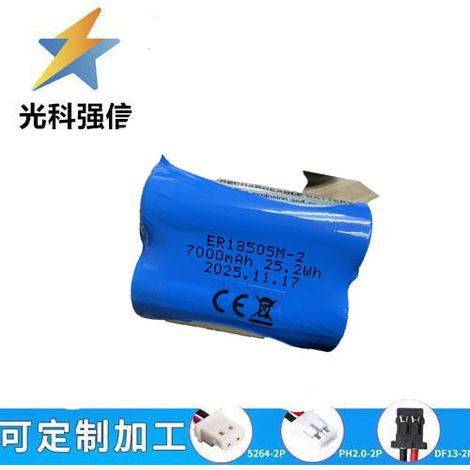 Brand new 3.6V ER18505M PLC industrial control fire protection main unit with 7000mAh lithium battery (toy model).