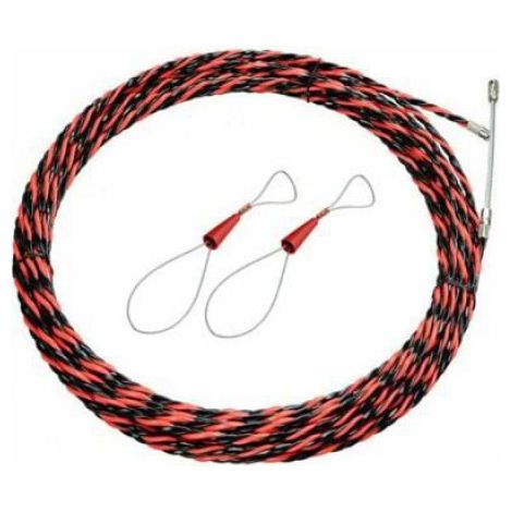 Aiguille Électricien - Tire-Fil Rétractable 20 M - Diamètre 5 mm - Pour Câbles Électriques et Rallonges (1/5)