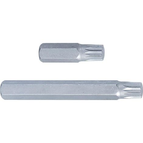 Spline Spitze King Tony M6x80mm, Sechskant of 10mm, Präzision und Stärke, ideal für professionelle Mechaniker und Wartung.