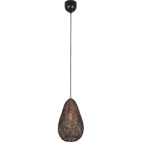 Lampada a sospensione Trio Ziva metallo ottone E27 10W (1/5)