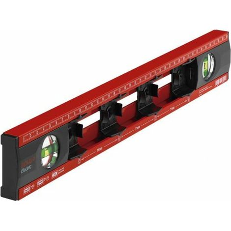 POZIOMICA WSKAŹNIK POZIOMU I PIONU ELETTRICO 40 CM - SOL 69057101 (1/5)