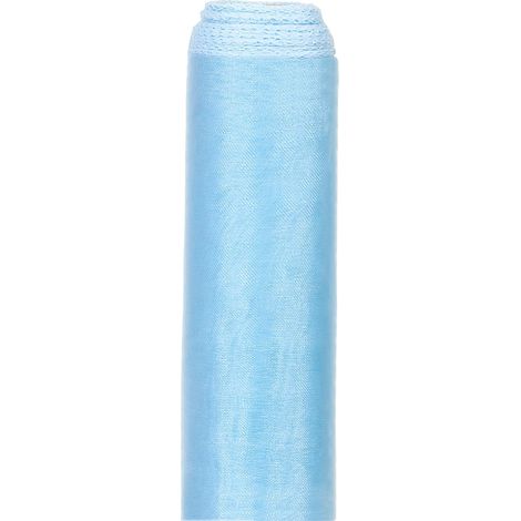 Piovaccari Rotolo Organza Single Tone H 50 Cm L 9 Mt Sky Blue