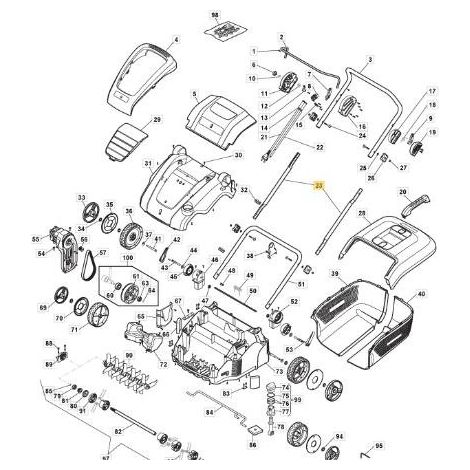 ORIGINAL STIGA ZWISCHENTEILGRIFF – 118802913/0