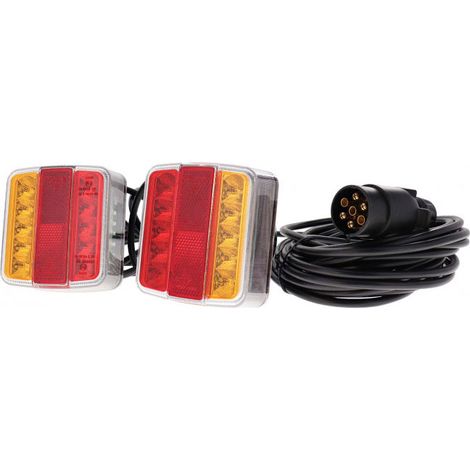 Feux de remorque led magnetiques 7.5 x 2.5 mètres