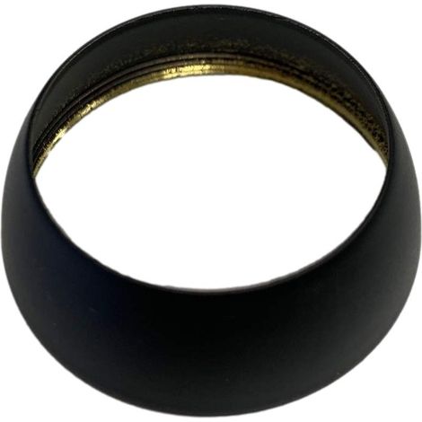 Tapa bajo palanca de repuesto en metal negro mate para mezcladores Paffoni ZCAP034NO  Negro mate