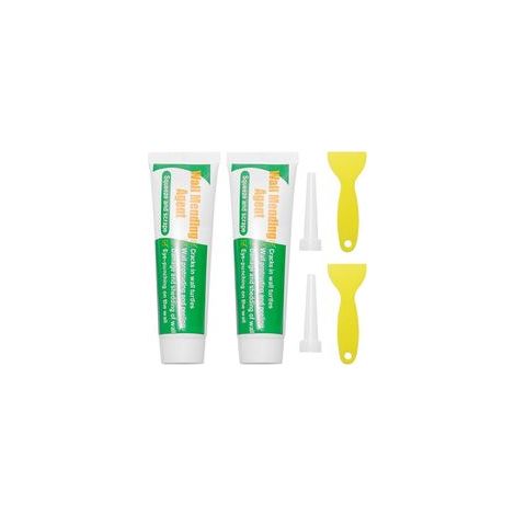 Enduit de rebouchage blanc 200g – Mastic à séchage rapide – Résistant à l'eau et à la moisissure – Forte adhérence pour réparations murales (1/5)