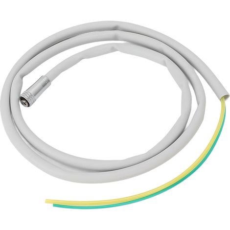 Tuyau pour pièce à main, connecteur à 2 trous, caoutchouc silicone, acier inoxydable, outil dentaire (1/5)