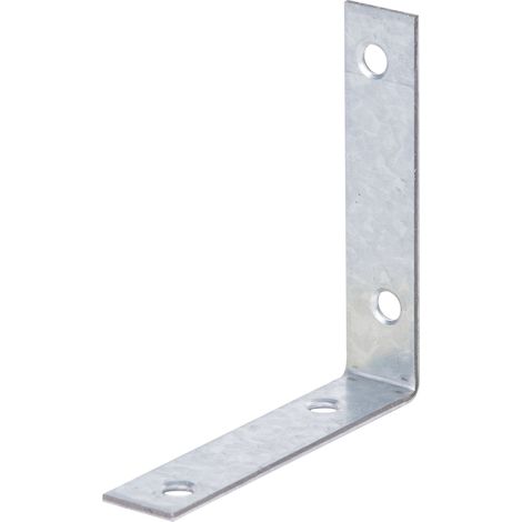 Équerre de chaise – galvanisée Sendzimir – 75 x 75 x 16 mm –Set de 8 pièces – Marque Alberts (1/2)