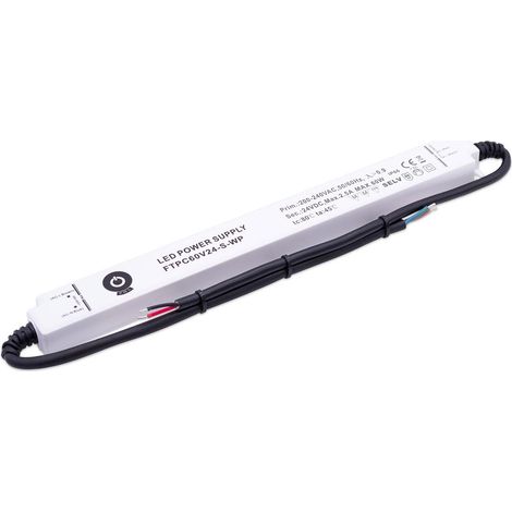 GLP FTPC60V24-S-WP LED Netzteil extrem flach für Möbeleinbau 60W 24V 2.5A IP66 Schaltnetzteil CV