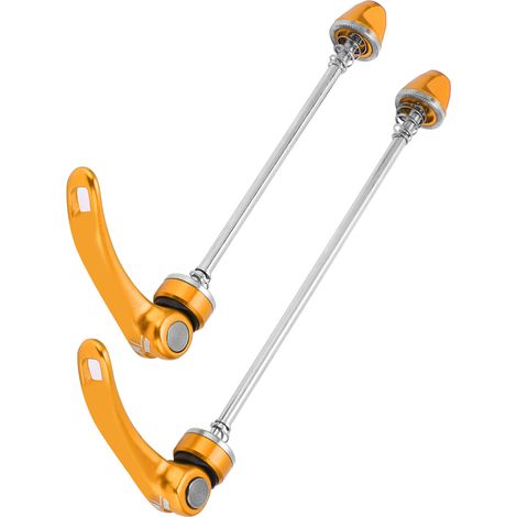 Bolany Fahrradnabe, Schnellspanner, Hebel aus Aluminiumlegierung, 100-mm-Hinterachse, 135-mm-Hinterachse, Ersatzteile, goldfarben (1/5)