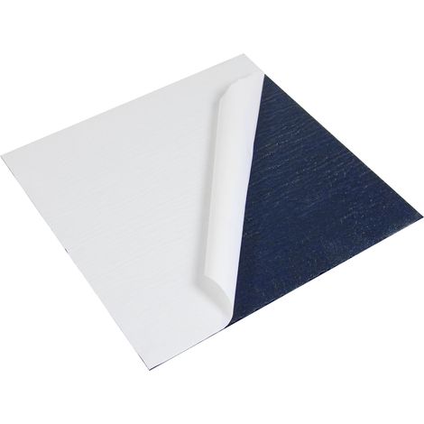 Mophorn Losetas para Alfombras, Despegar y Pegar, Autoadhesivas, Losetas de Alfombra Suaves, Fácil de Instalar, Bricolaje para Dormitorio, Sala Estar, Interior y Exterior (15 Baldosas, Azul Oscuro)