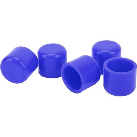 Bouchon sous vide en Silicone, 5 pièces, 32mm, universel, Flexible, étanche, résistant à la chaleur, bouchon de Tube pour voiture, bleu