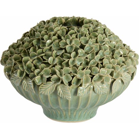 Vaso verde in ceramica raffinato Light & Living Lirien (1/3)