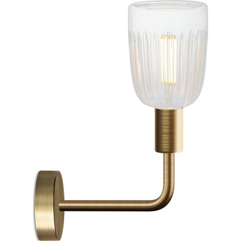 Lampada Fermaluce Elle in metallo con lampadina Crystal (1/4)
