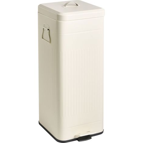 Tretmülleimer 30 L ECOCOMFORT Metall Beige