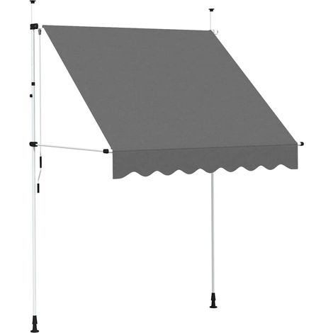Maison Exclusive - Toldo retráctil de operación manual antracita (1/5)