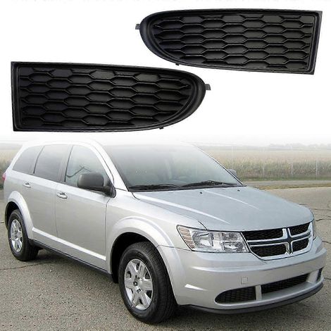 Rejillas de faros antiniebla del parachoques delantero 68079852AB 68079853AB Cubierta de faro antiniebla del parachoques delantero del coche, lado izquierdo/derecho para Journey hwy